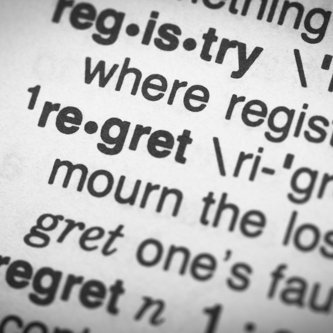 Definition of Regret